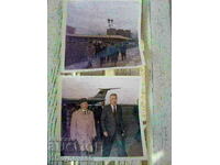 2 pcs. photos, politicians, Alexander Lilov, delegation