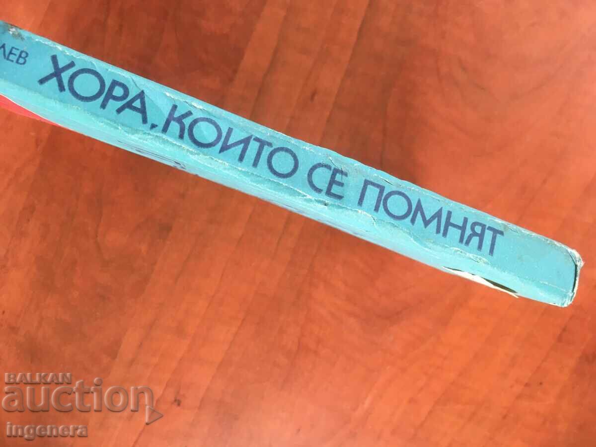 Auction BOOK-DINCHO VELEV-PEOPLE WHO REMEMBER-1983 Auction BOOK-DINCHO VELEV-PEOPLE WHO REMEMBER-1983