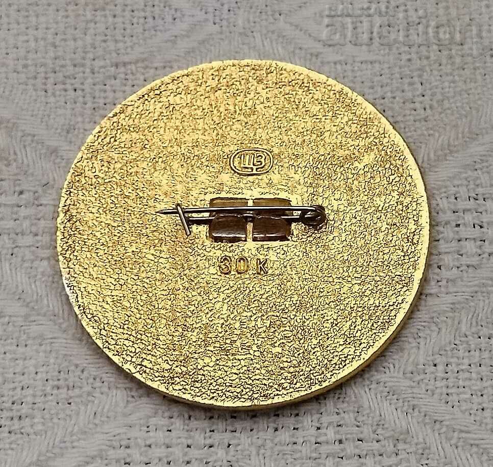 Tchaikovsky HOUSE-MUSEUM WEDGE RUSSIA MUSIC BADGE / with price 2.00 BGN | € 1.02