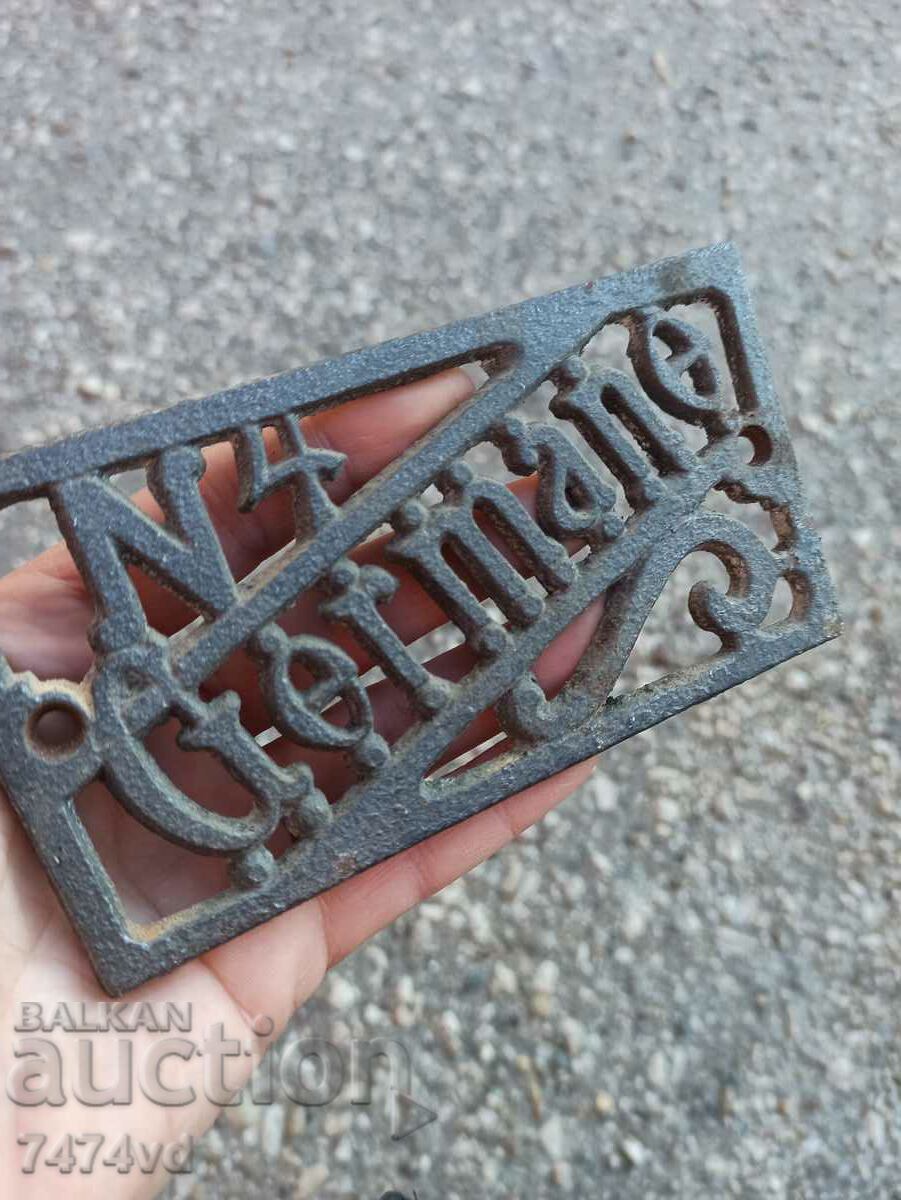 Auction German sign Auction German sign