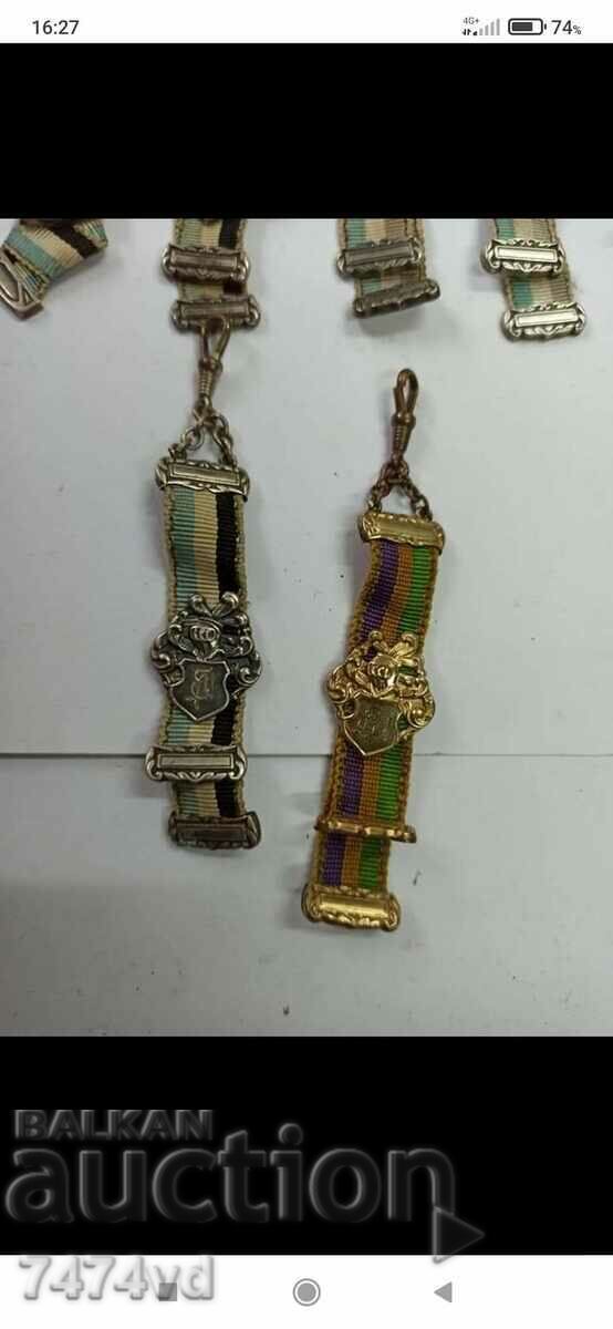 Ribbons with silver elements of orders or orders - 5