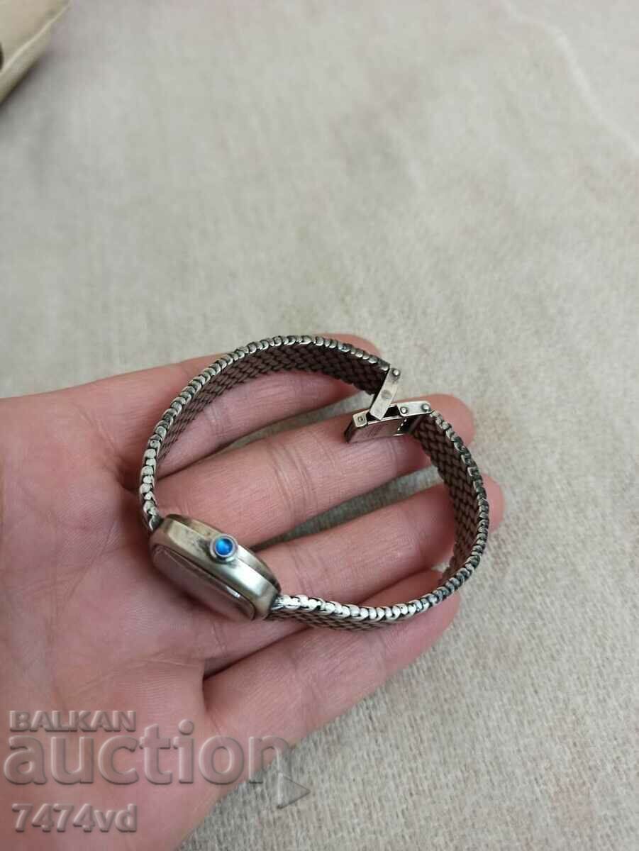 BAUME & MERCIER-Silver women's watch, silver chain with price 300.00 BGN | € 153.39