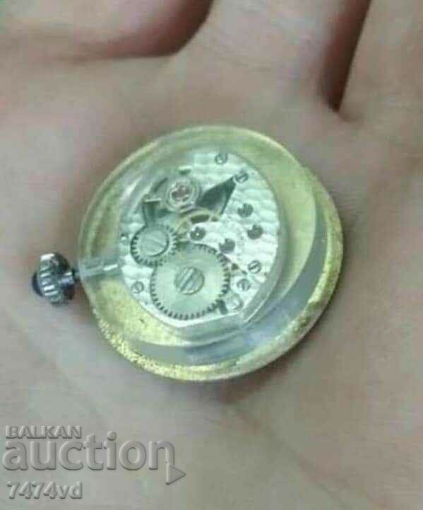 BAUME & MERCIER-Silver women's watch, silver chain - 6