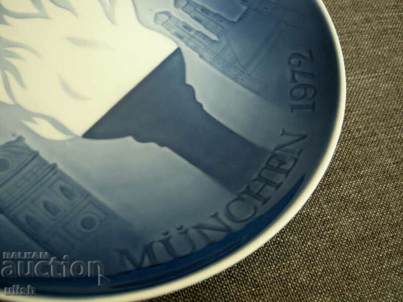 Auction 1972 Olympics Munich Olympic wall plate Auction 1972 Olympics Munich Olympic wall plate