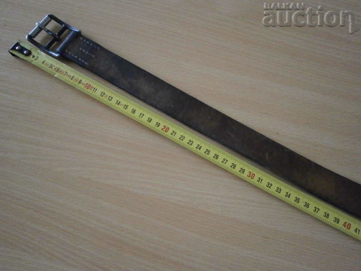 Delivery of antique leather belt 1949