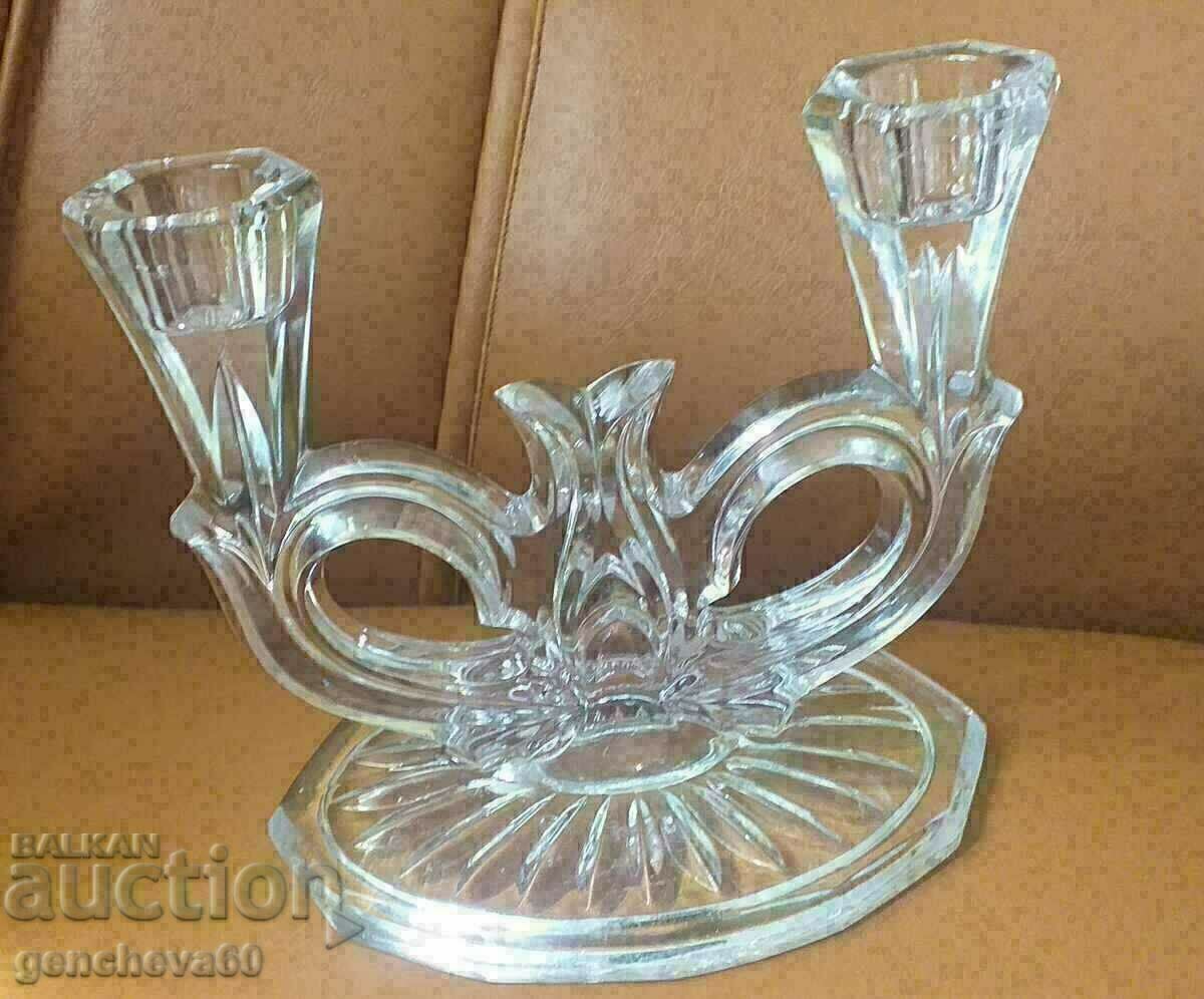 Παράδοση Κηροπήγιο κρυστάλλινο γυαλί Παράδοση Κηροπήγιο κρυστάλλινο γυαλί