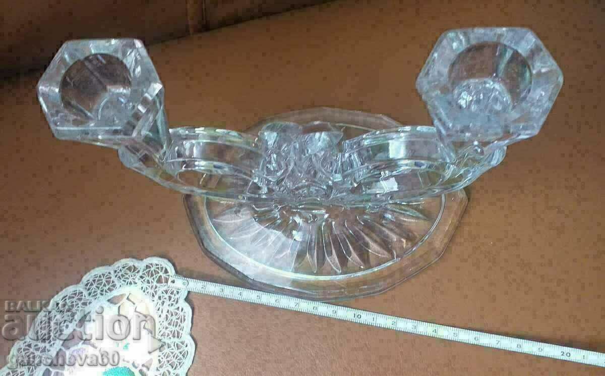 Sfeșnic din sticlă de cristal - 5