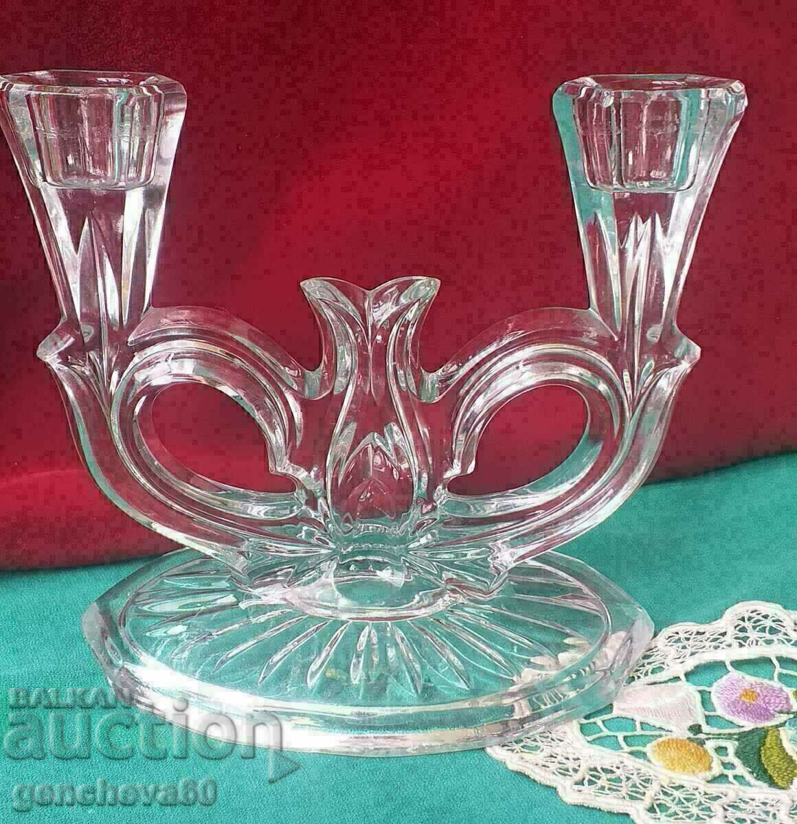 Κηροπήγιο κρυστάλλινο γυαλί - 7 Κηροπήγιο κρυστάλλινο γυαλί - 7