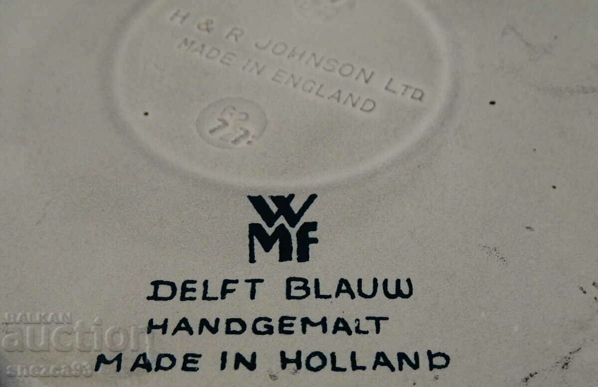 Pano Delft porcelain and tin WMF. - 5 Pano Delft porcelain and tin WMF. - 5