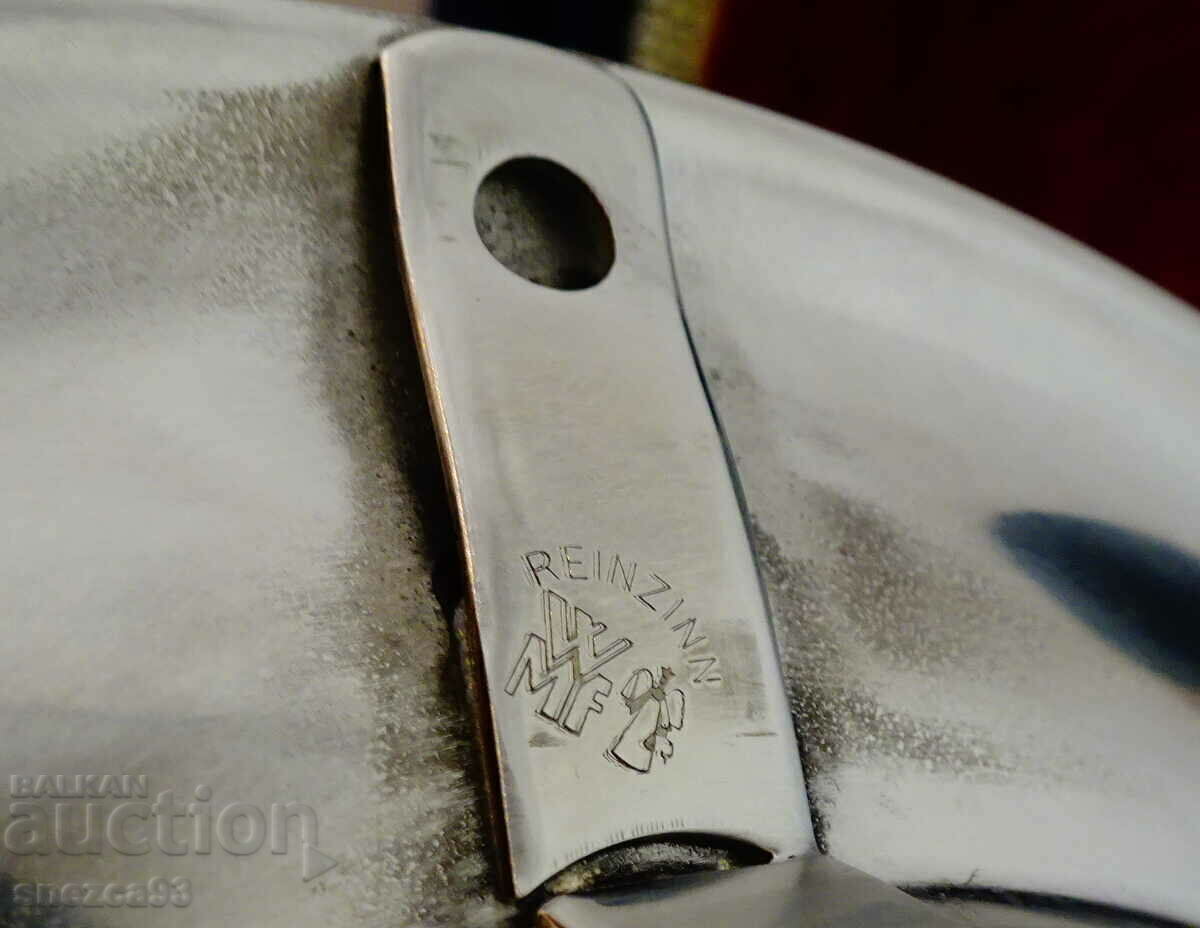 Pano Delft porcelain and tin WMF. - 6 Pano Delft porcelain and tin WMF. - 6