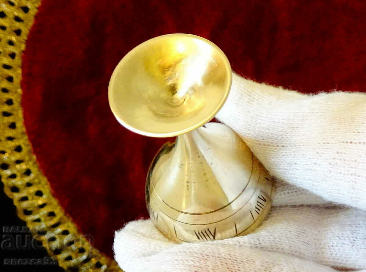 Antique bronze brandy service, cellular enamel. - 6 Antique bronze brandy service, cellular enamel. - 6