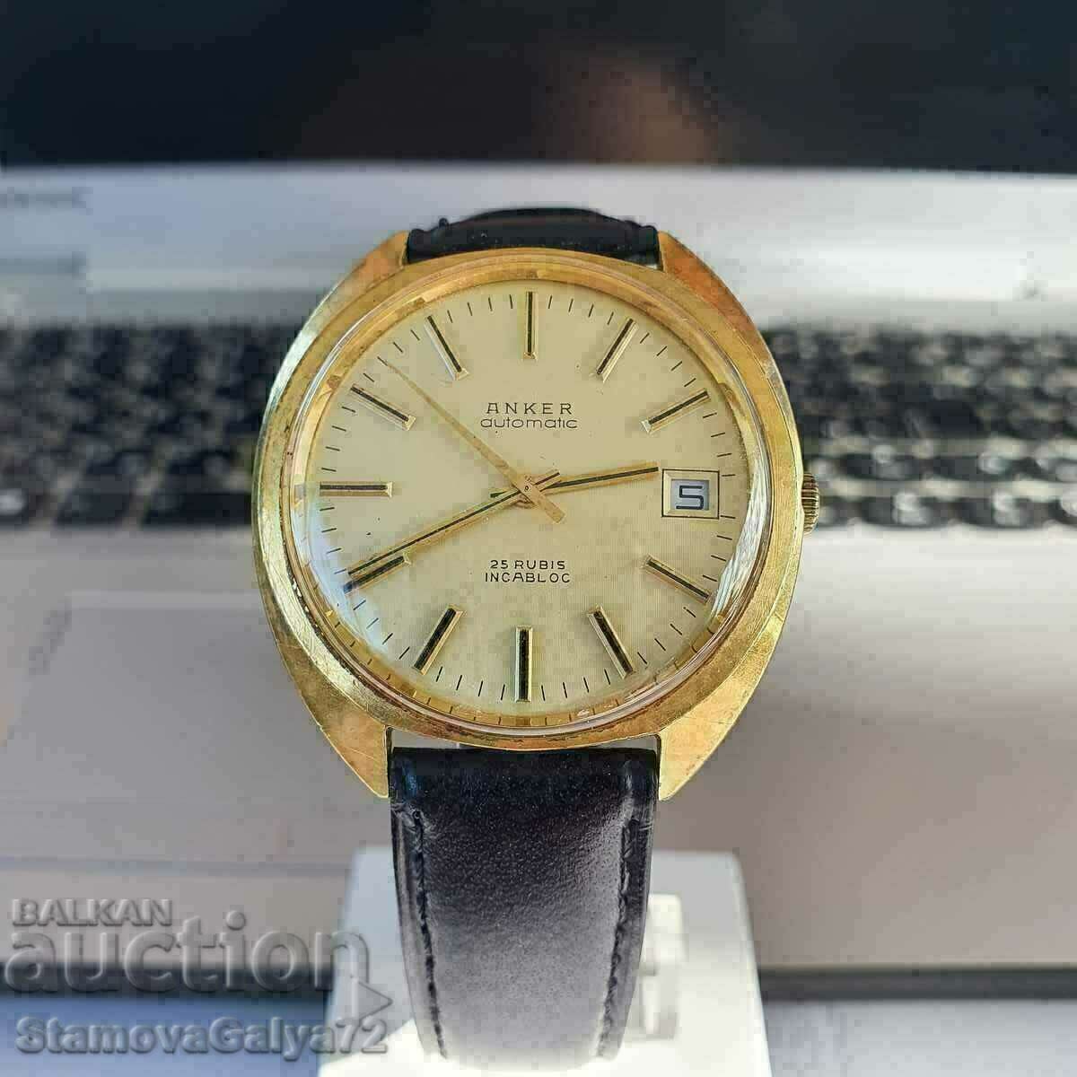 Rare antique watch Anker Automatic with price 139.00 BGN | € 71.07 Rare antique watch Anker Automatic with price 139.00 BGN | € 71.07