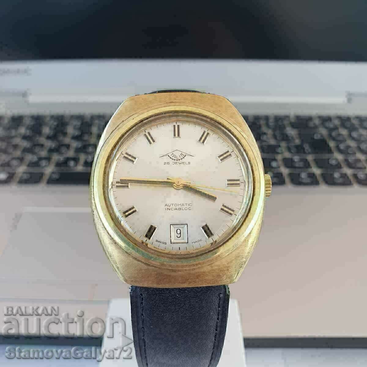 Rare antique watch Talis Automatic with price 222.00 BGN | € 113.51