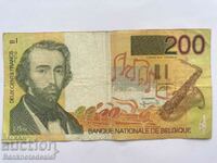 Βέλγιο 200 Francs 1995 Επιλογή 148 Ref 0526