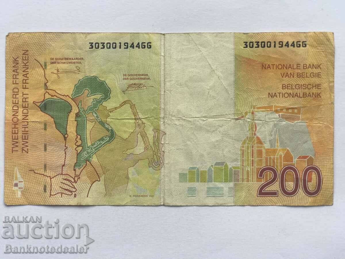 Belgia 200 Franci 1994 Pick 148 Ref 4466 cu preț 18.00 BGN | € 9.20