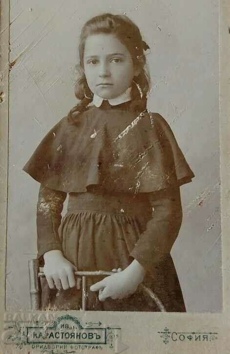 SOFIA GIRL OLD CHILDREN'S PHOTO PHOTO CARDBOARD