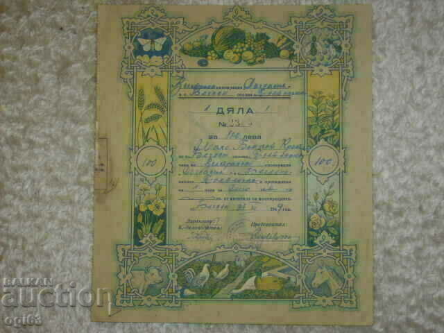 Action / Share from Saglasie cooperative - Pleven