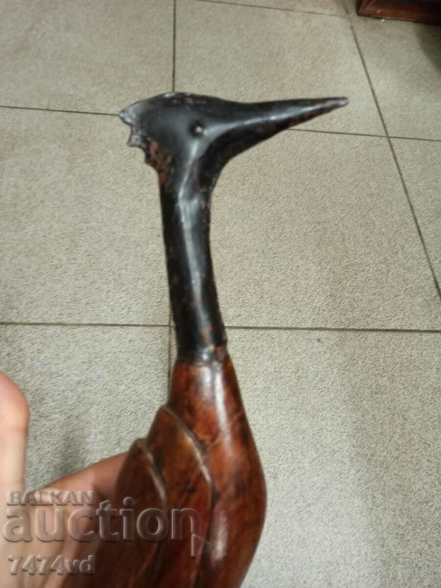 FIGURĂ PĂSĂRĂ BĂTRĂ - LEMN ȘI METAL cu preț € 25.00 | 48.90 BGN