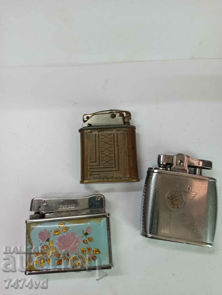 3 OLD LIGHTERS