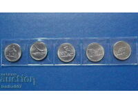 Russia 2015 - 5 rubles "Crimean operations" (5 pieces)