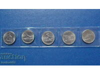 Russia 2015 - 5 rubles "Crimean operations" (5 pieces)