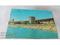 Пощенска картичка Златни пясъци Изглед 1975