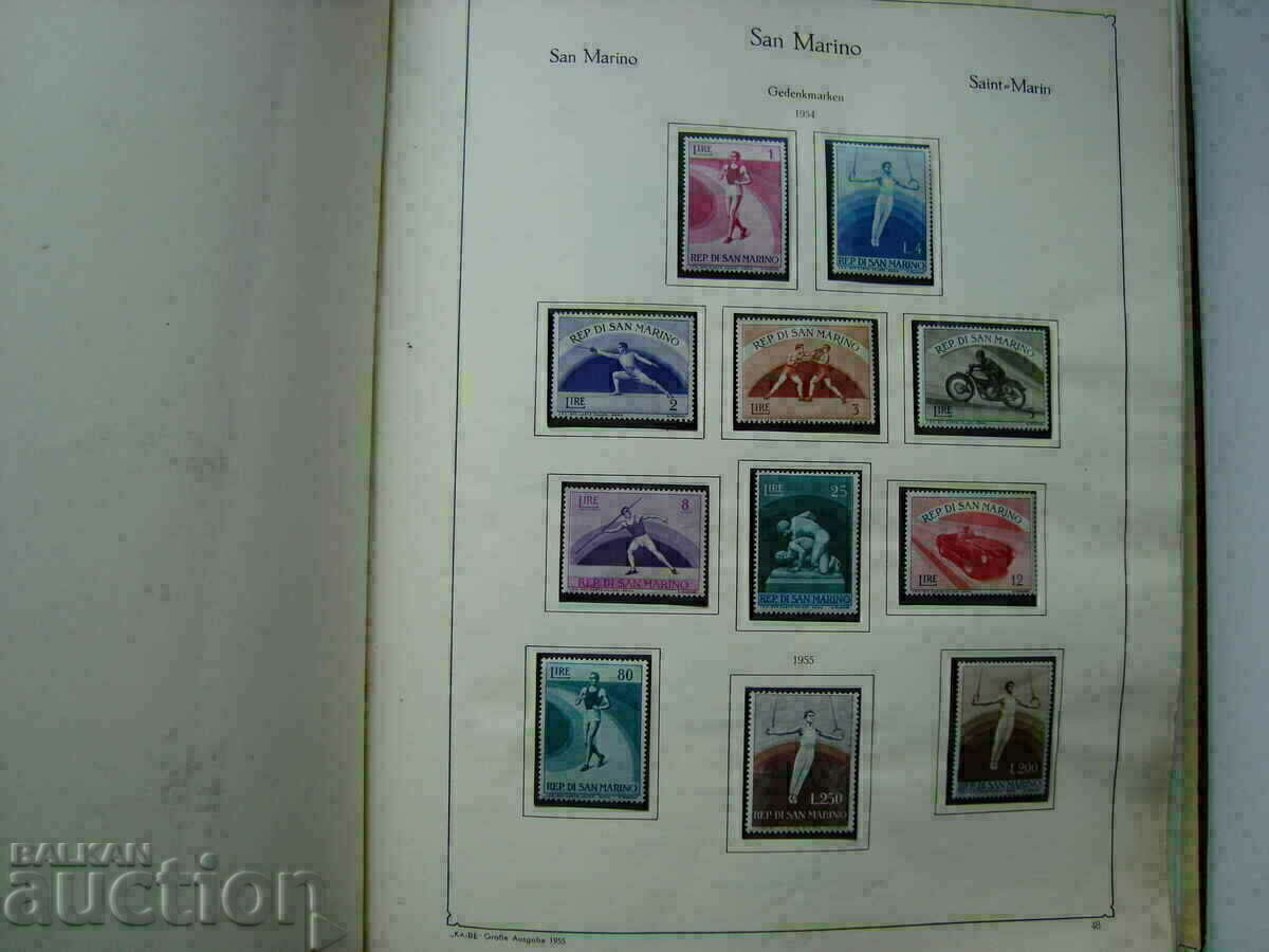 1100 euro Album cu timbre San Marino 1954 - 1983 cu preț € 250.00 | 488.96 BGN