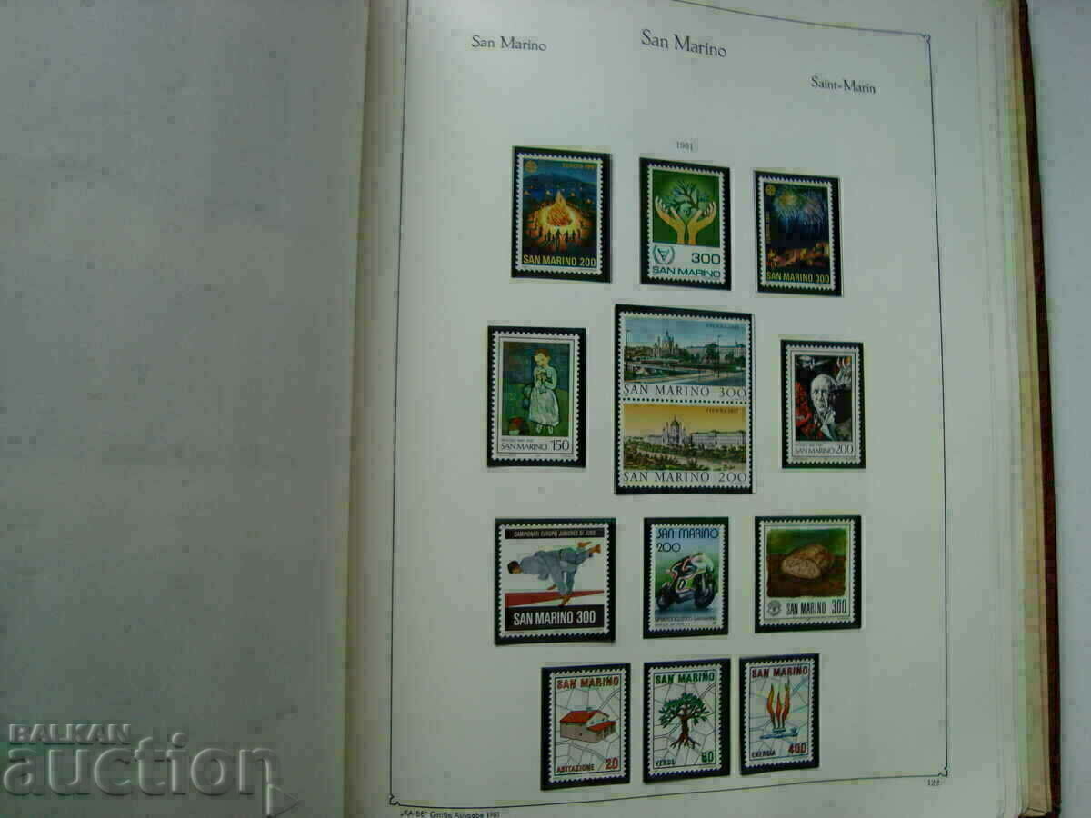 1100 euro Album cu timbre San Marino 1954 - 1983 - 5