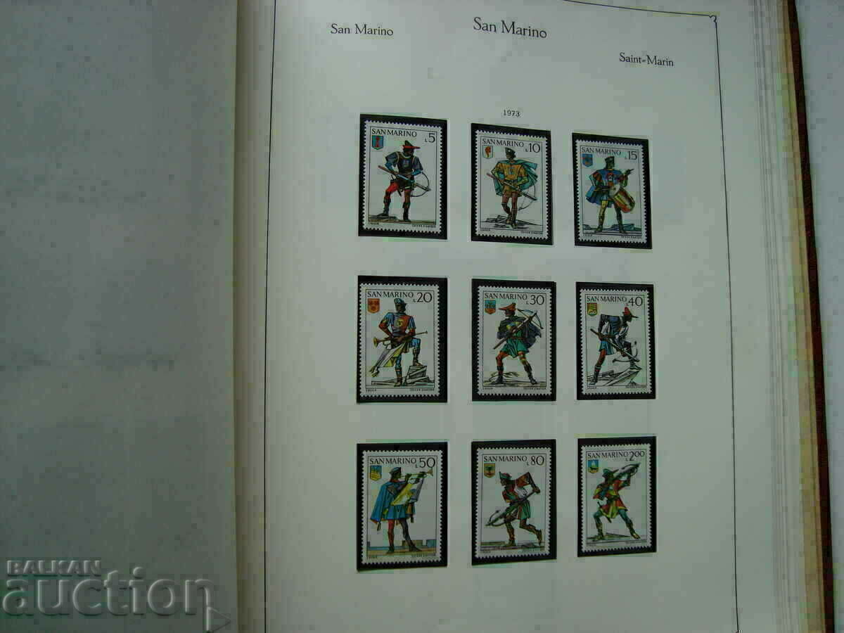 1100 euro Album cu timbre San Marino 1954 - 1983 - 6