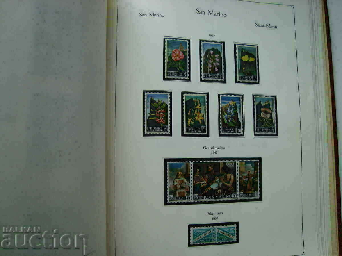 1100 euro Album cu timbre San Marino 1954 - 1983 - 7