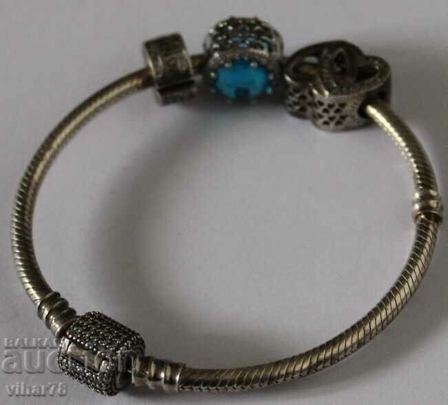 SILVER BRACELET PANDORA with price 99.99 BGN | € 51.12 SILVER BRACELET PANDORA with price 99.99 BGN | € 51.12