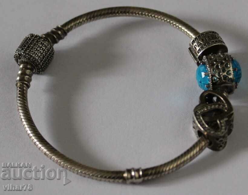 Auction SILVER BRACELET PANDORA Auction SILVER BRACELET PANDORA
