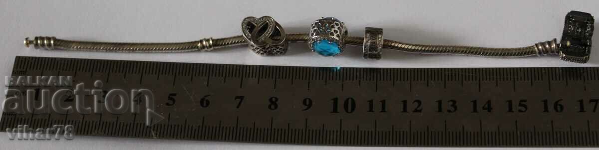 SILVER BRACELET PANDORA - 6 SILVER BRACELET PANDORA - 6