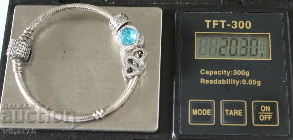 SILVER BRACELET PANDORA - 7 SILVER BRACELET PANDORA - 7