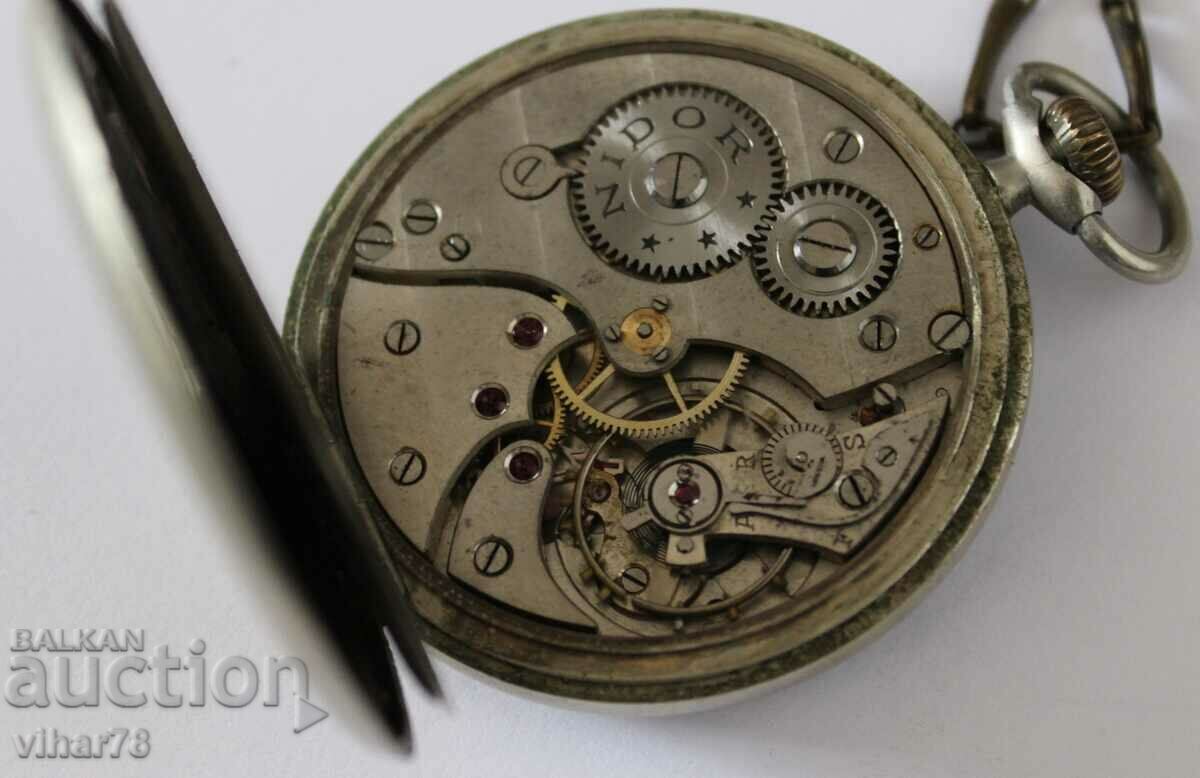 Rare pocket watch-NIDOR - 6