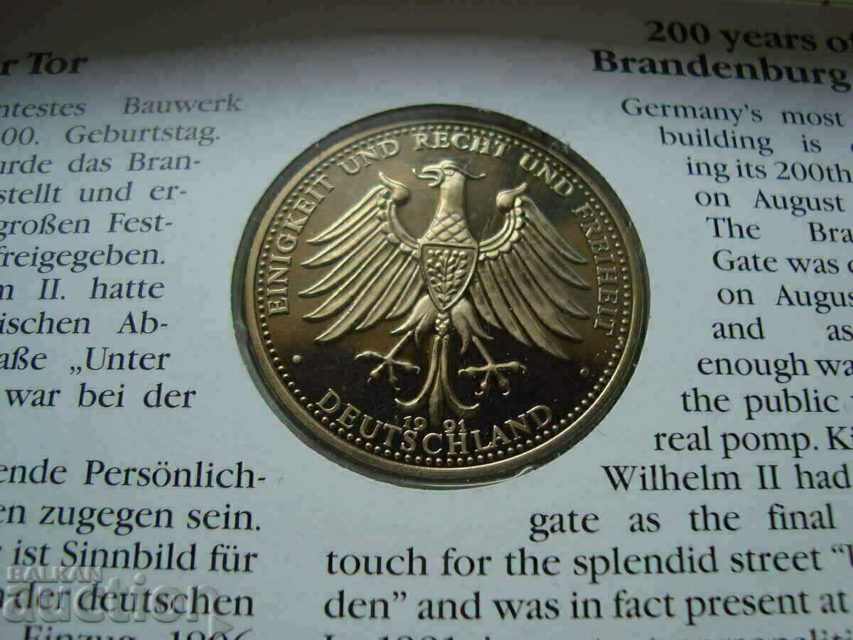 Livrarea Plic cu monedă medalia Germania FDC