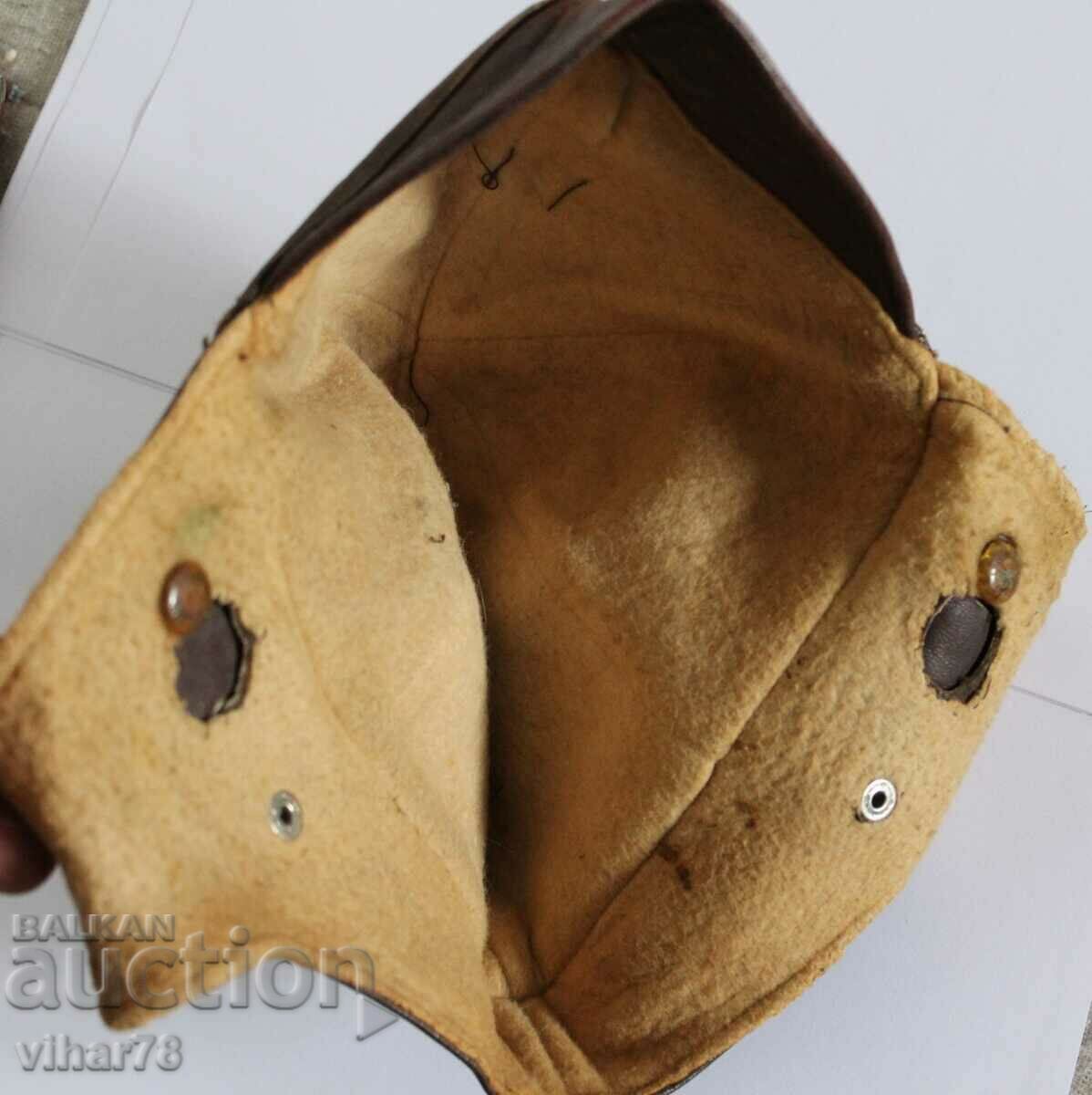 An old very rare leather pilot's hat - 6