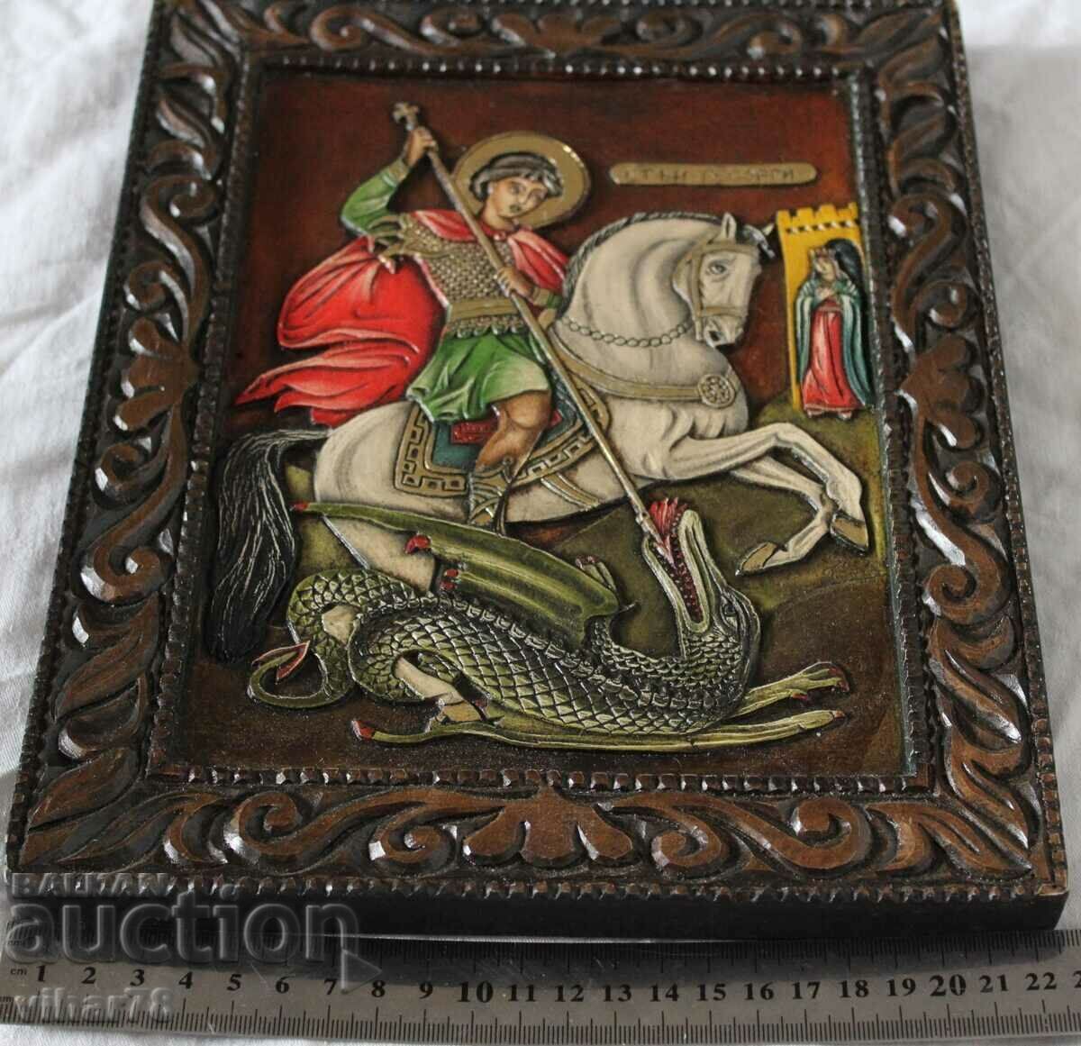 Delivery of Icon of Saint George Delivery of Icon of Saint George