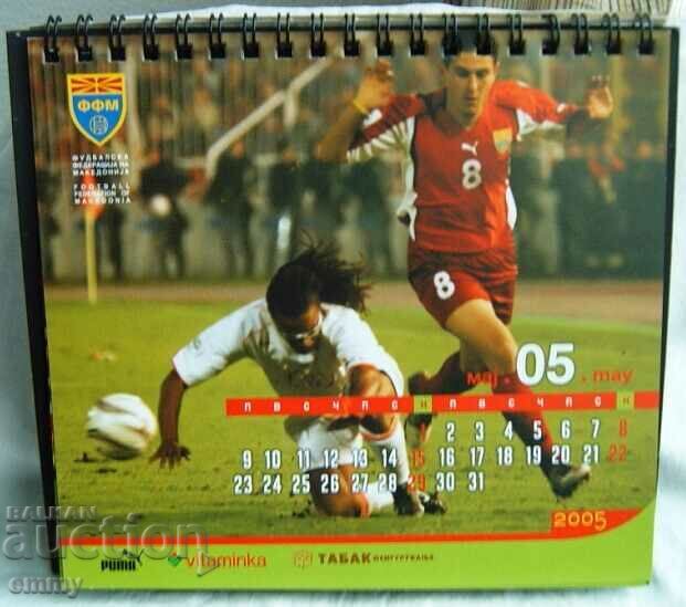 Livrarea Calendar de masă 2005 - Federația de Fotbal din Macedonia