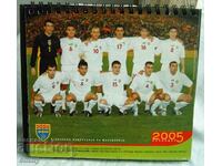 Table calendar 2005 - Football Federation of Macedonia