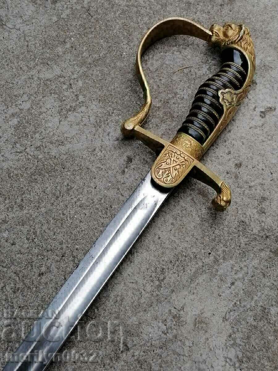 Wehrmacht WW2 German Officer's Saber Karl Eickhorn canna gilt Wehrmacht WW2 German Officer's Saber Karl Eickhorn canna gilt