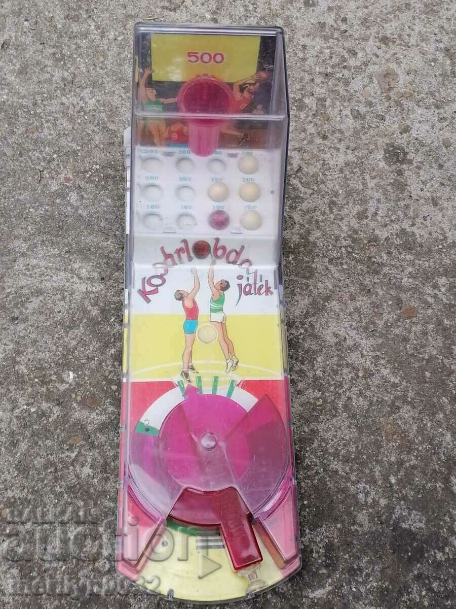 Children's game from the 70s of the twentieth century basketball pinball with price 86.00 BGN | € 43.97 Children's game from the 70s of the twentieth century basketball pinball with price 86.00 BGN | € 43.97