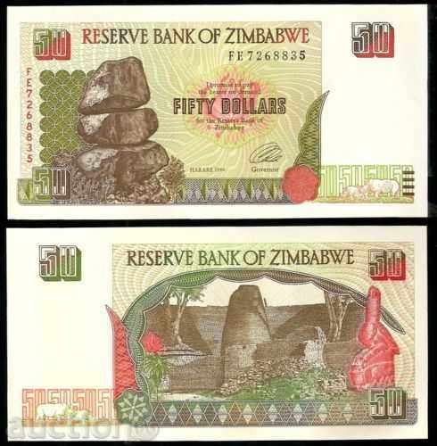 Zorbas LICITAȚII ZIMBABWE 50 DOLARI 1994 UNC