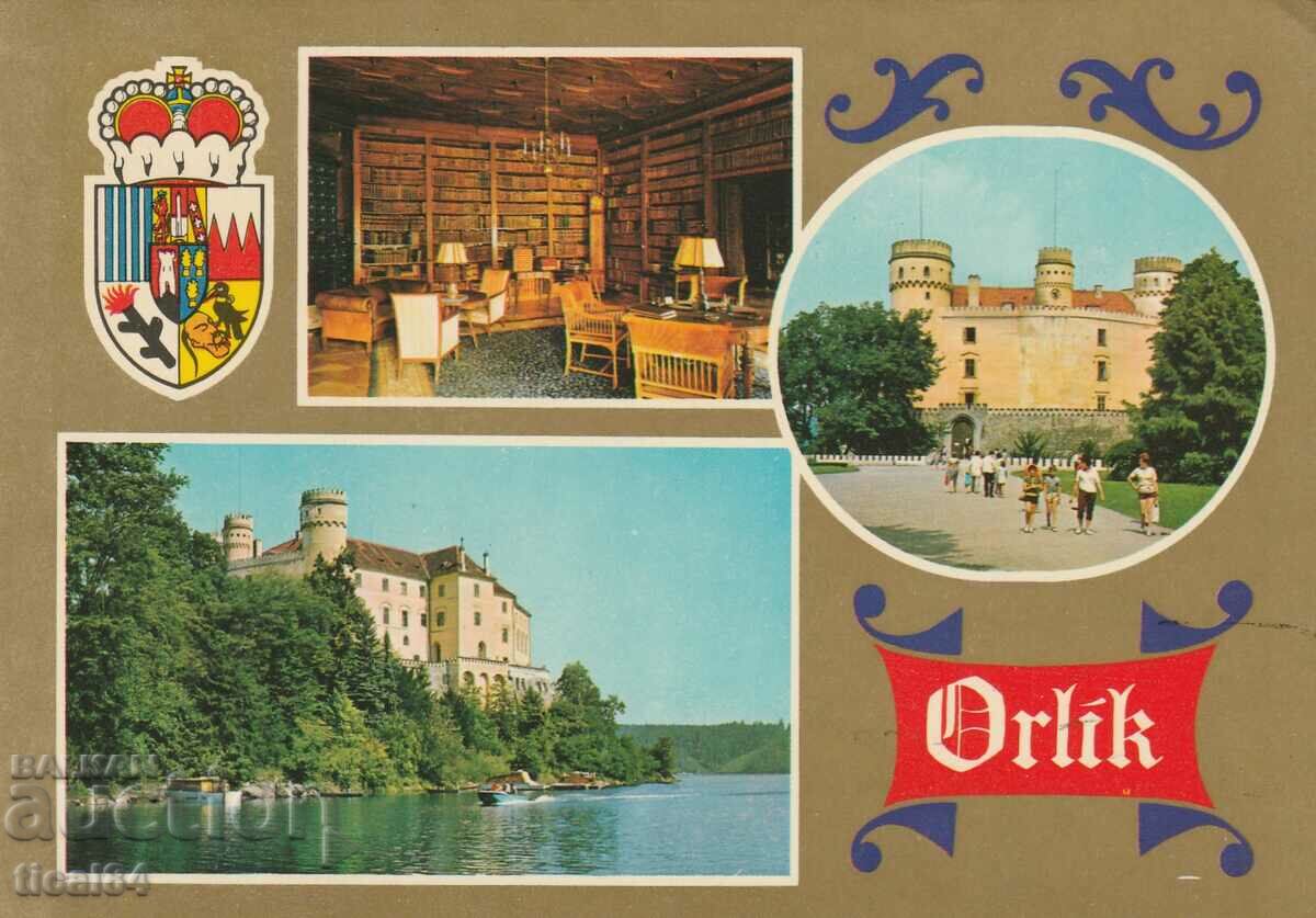 Пощенска картичка Чехословакия - Орлик