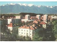Old postcard - Razlog, General view