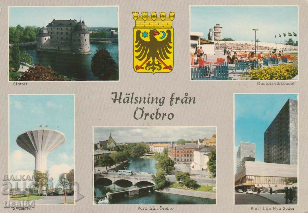 Carte poștală Suedia - Orebro