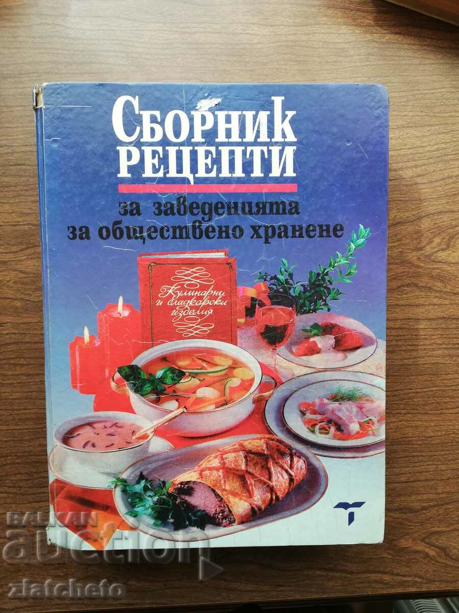 Collection of recipes for public catering establishments 1995