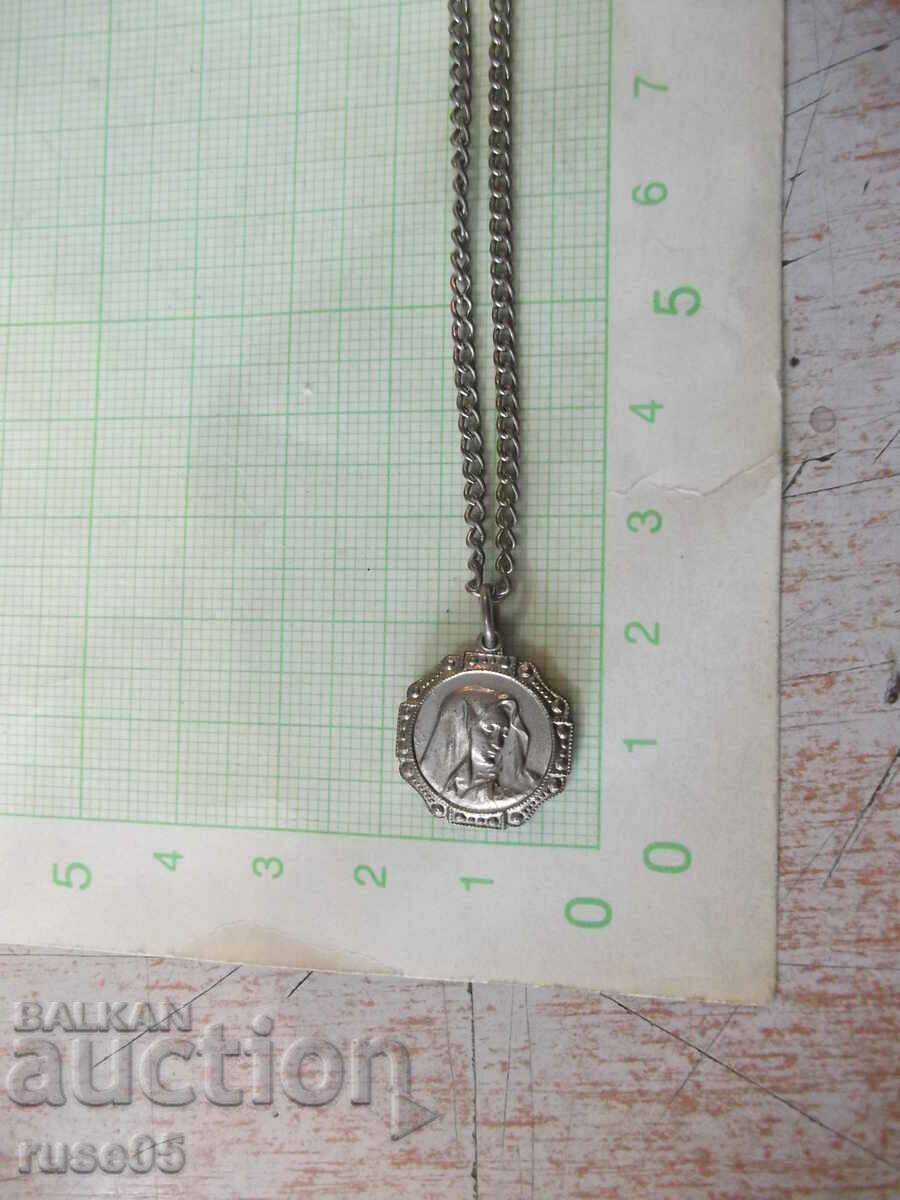 Chain with pendant "Virgin Mary" imitation jewelry