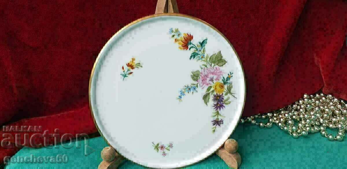 Аукцион Авторска колекционна порцеланова чиния Флора/1991г Аукцион Авторска колекционна порцеланова чиния Флора/1991г