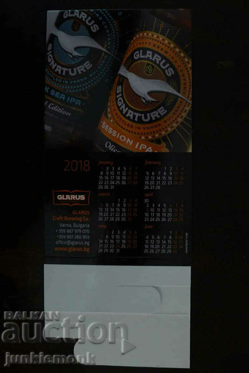 CALENDARUL PUBLICITARI AL BEEI GLARUS 2018 CALENDARUL PUBLICITARI AL BEEI GLARUS 2018